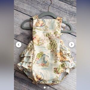 Vintage Print Winnie the Pooh bodysuit